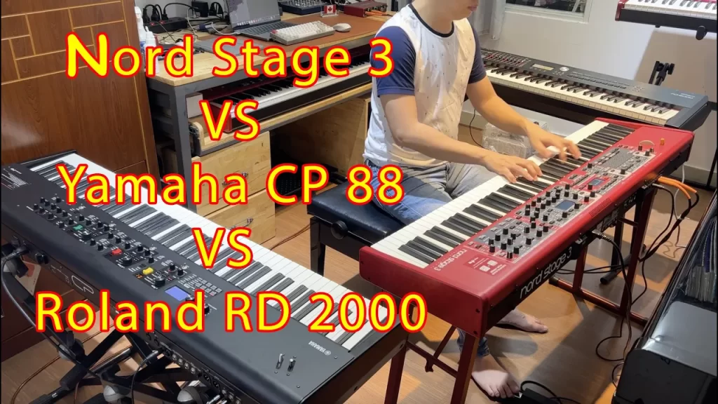 Yamaha CP 88 - Roland RD 2000- Nord Stage 3