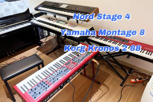 nord stage 4 yamaha monatge 8 korg kronos 2 88